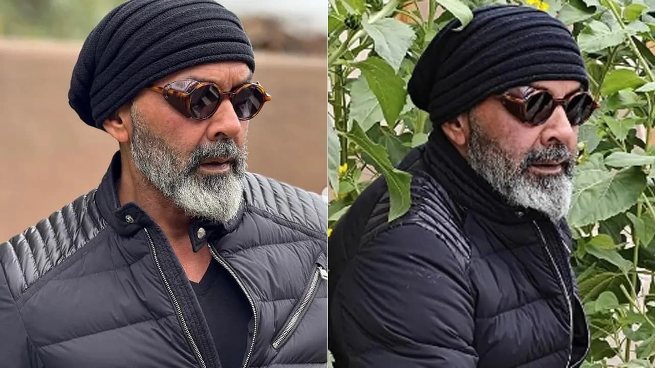 Bobby Deol drops pictures of his new edgy salt and pepper look