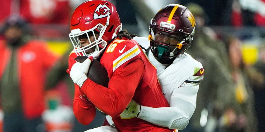 Commanders' opening-drive interception leaves Peyton Manning stunned