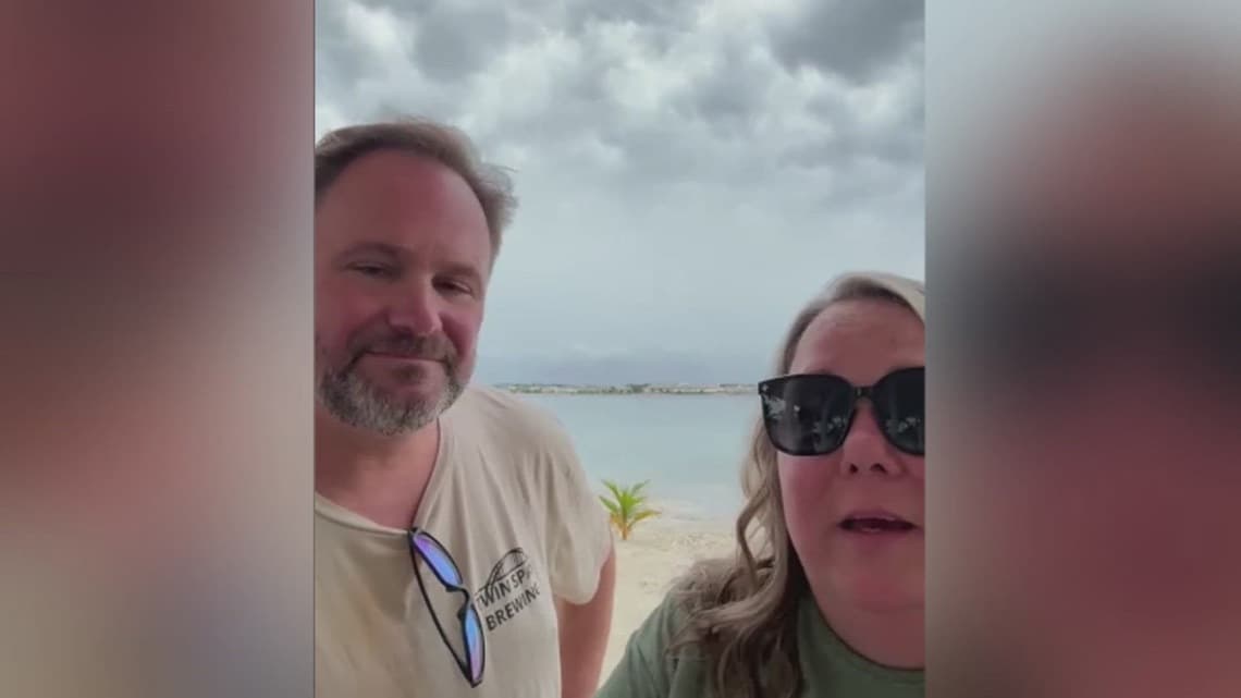 Couple celebrating 10th anniversary hunkered down in Jamaica ahead of Hurricane Melissa