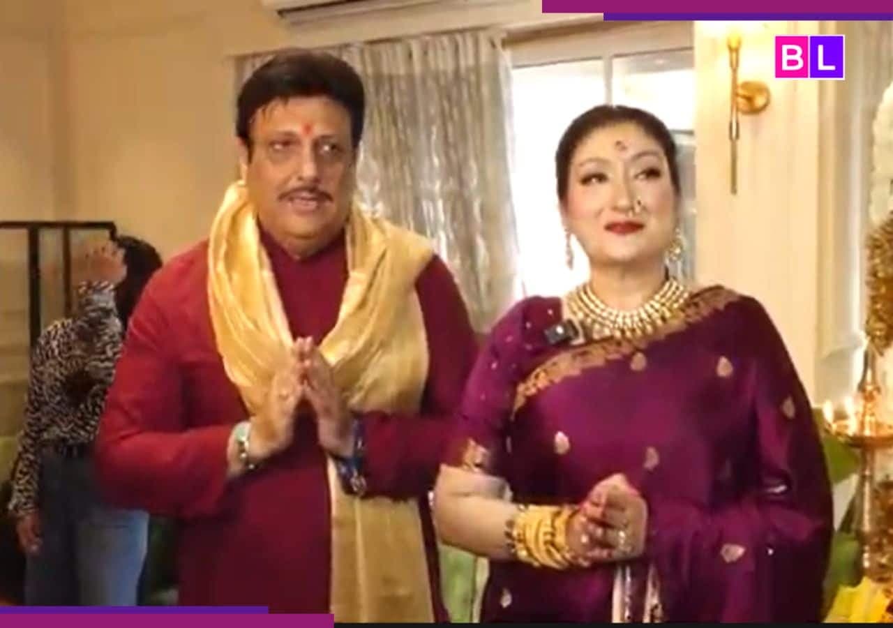 Govinda, Sunita Ahuja welcome Ganpati Bappa home amid divorce rumours, star says 'Aap mujhe kabhi kisi stree...' [Watch viral video] | Bollywood Life