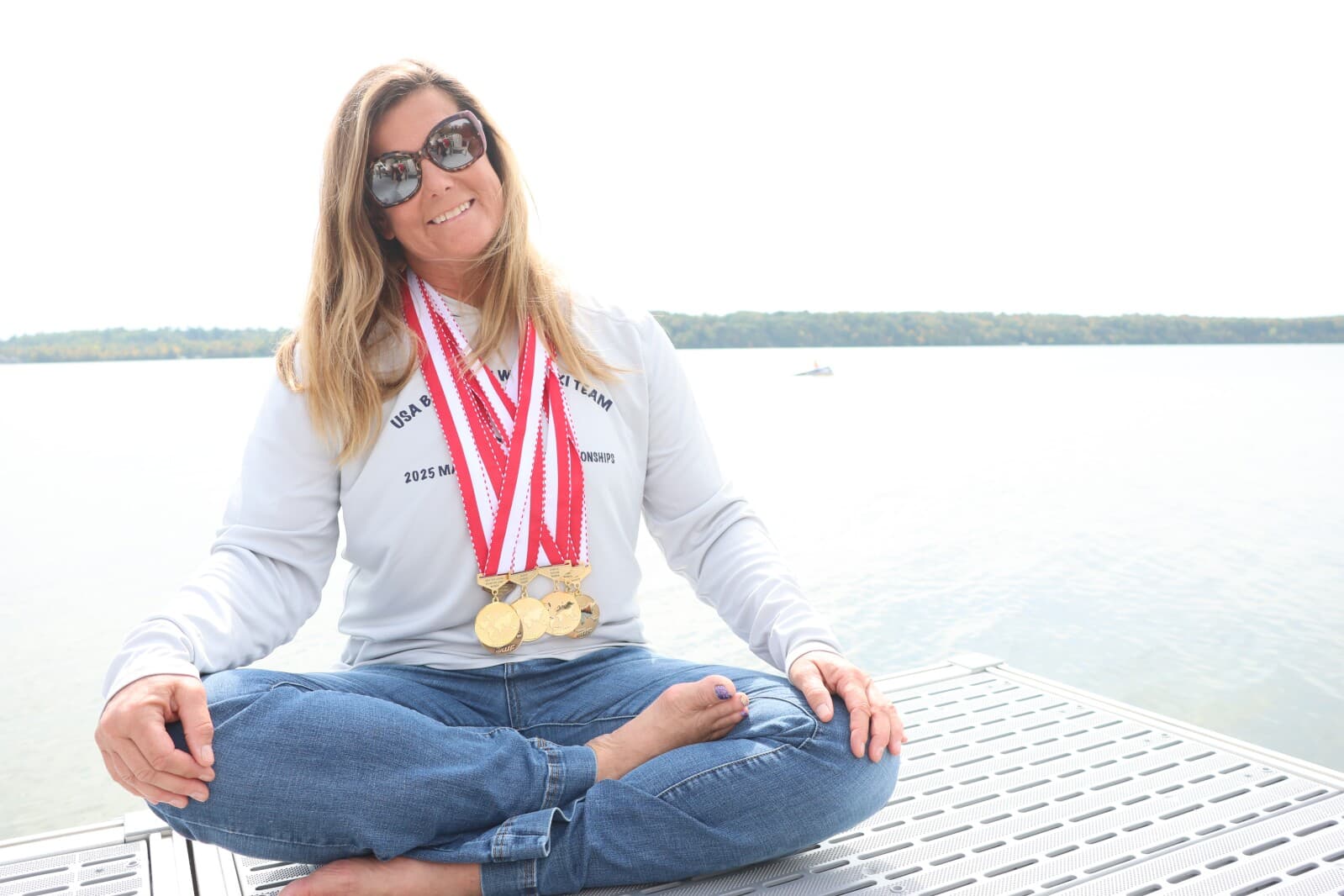 Minnesota woman wins gold at world barefoot ski jump championships