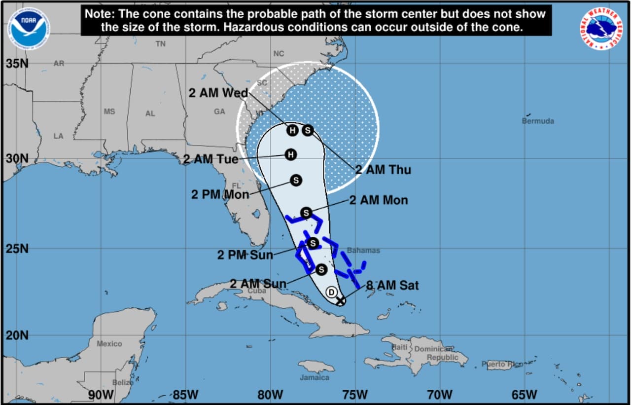 National Hurricane Center tracking potential for Tropical Storm Imelda to form this weekend