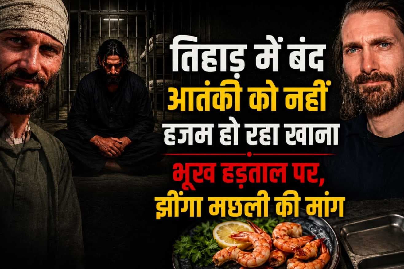 तिहाड़ जेल में बंद आरोपी ने शुरू की भूख हड़ताल, खाने को लेकर अदालत का दरवाज़ा खटखटाया