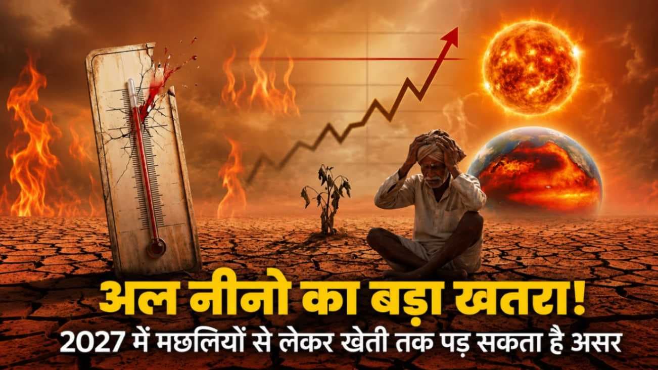 अल नीनो का बढ़ता खतरा: 2027 तक मौसम, खेती और समुद्री जीवन पर पड़ सकता है बड़ा असर,