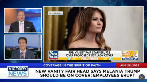 TDS Outbreak At Vanity Fair Over Proposed Melania Cover | MRCTV's Scheiner On Victory News